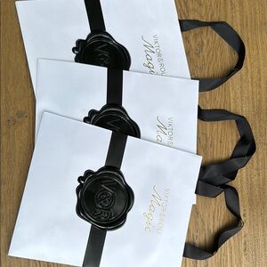 Viktor & Rolf Black and White Structured shopping bag 3pc